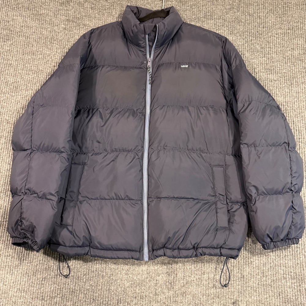 Levi's Piedmont‎ Puffer Jacket Mens Large Navy Blue NWT Standard Fit
